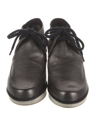 Robert Clergerie Leather Lace-Up Boots