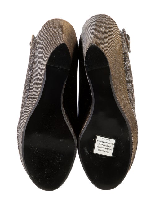 Robert Clergerie Glitter Slingback Sandals