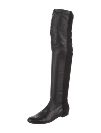 Robert Clergerie Leather Sock Boots