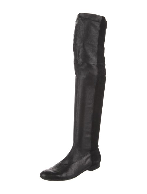 Robert Clergerie Leather Sock Boots