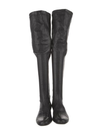 Robert Clergerie Leather Sock Boots