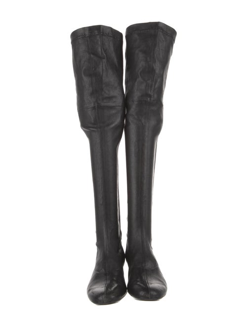 Robert Clergerie Leather Sock Boots