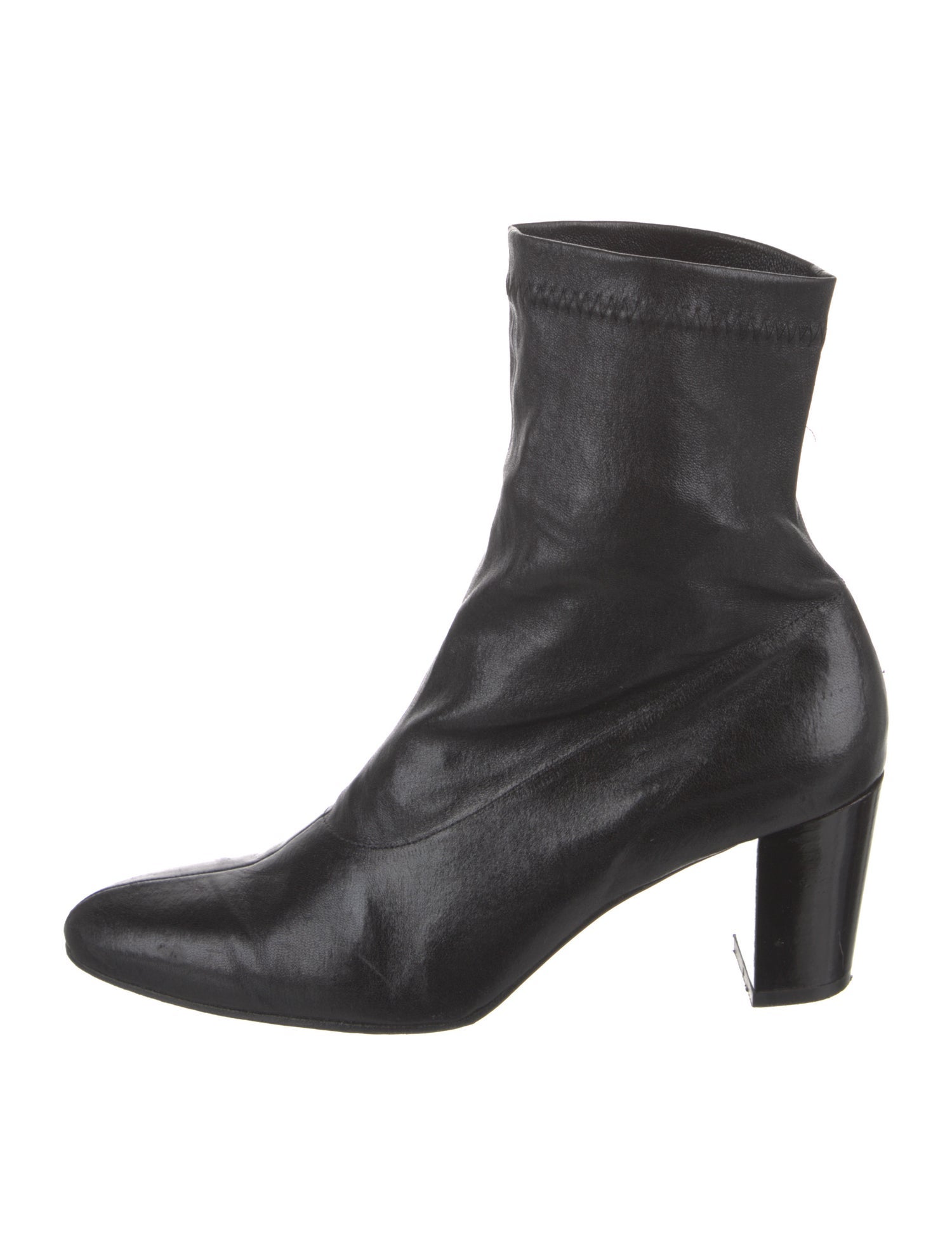 Robert Clergerie Leather Sock Boots
