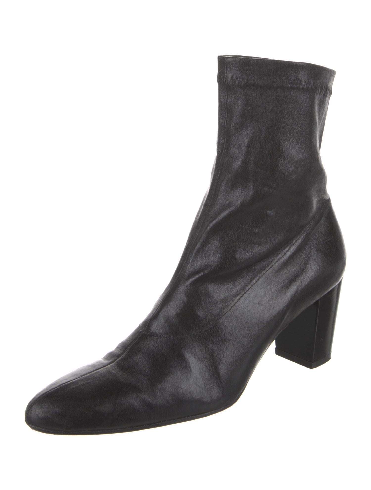 Robert Clergerie Leather Sock Boots