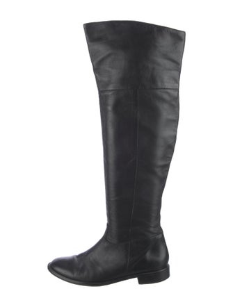 Robert Clergerie Leather Riding Boots