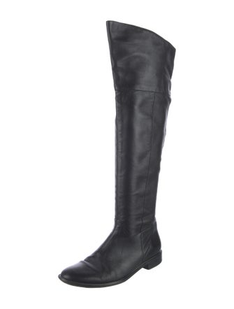 Robert Clergerie Leather Riding Boots