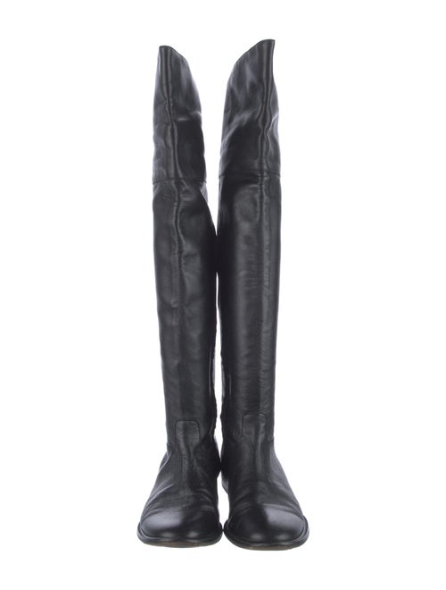 Robert Clergerie Leather Riding Boots