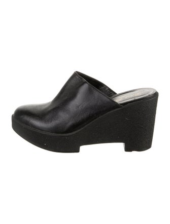 Robert Clergerie Leather Mules