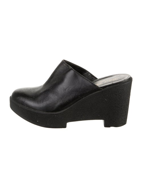 Robert Clergerie Leather Mules