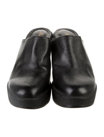 Robert Clergerie Leather Mules