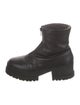 Robert Clergerie Leather Combat Boots