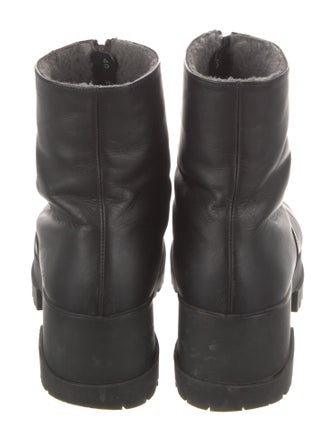 Robert Clergerie Leather Combat Boots