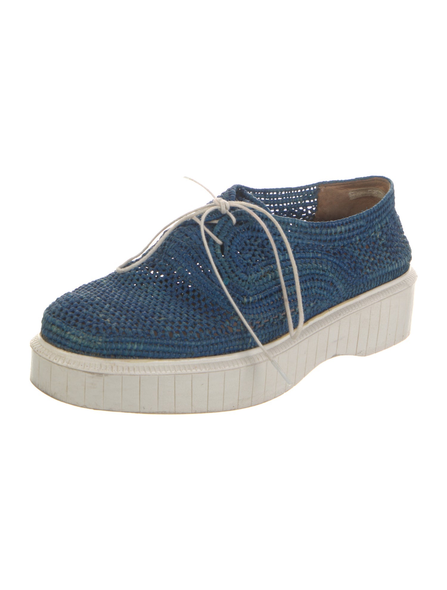 Robert Clergerie Raffia Sneakers