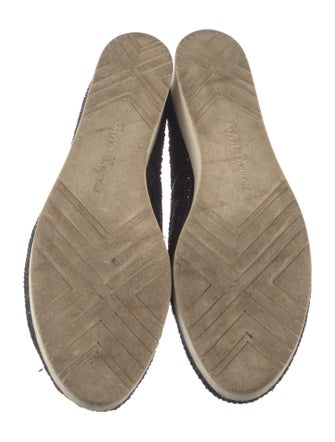 Robert Clergerie Raffia Wedge Sneakers