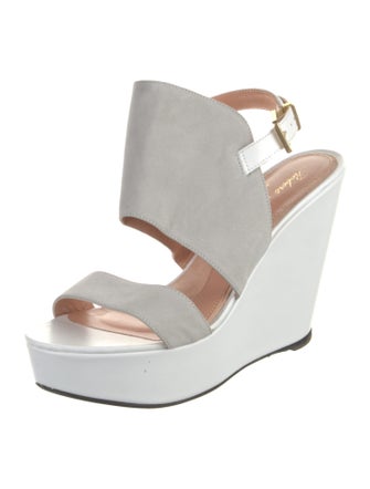 Robert Clergerie Suede Slingback Sandals