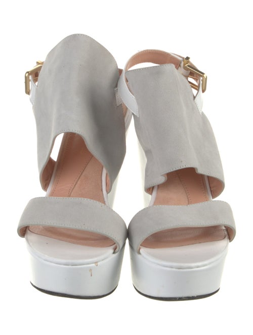 Robert Clergerie Suede Slingback Sandals