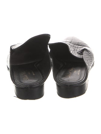 Robert Clergerie Leather Mules