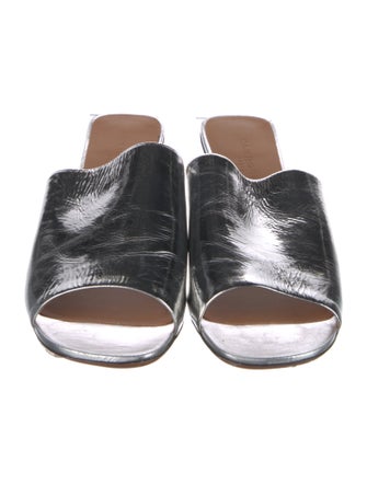 Robert Clergerie Leather Slides