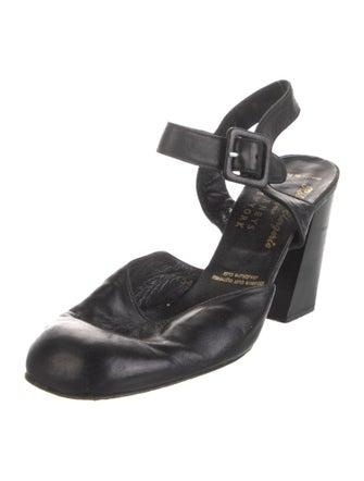 Robert Clergerie Suede Slingback Pumps