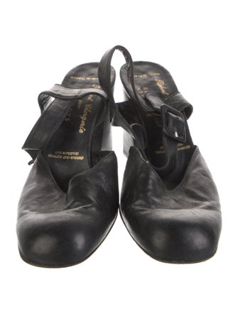 Robert Clergerie Suede Slingback Pumps