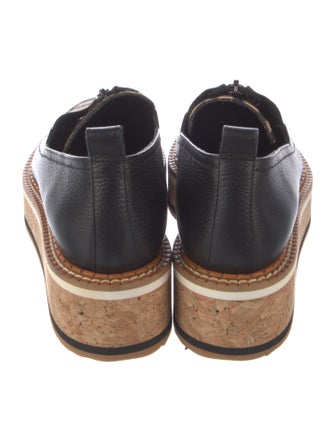 Robert Clergerie Leather Striped Loafers