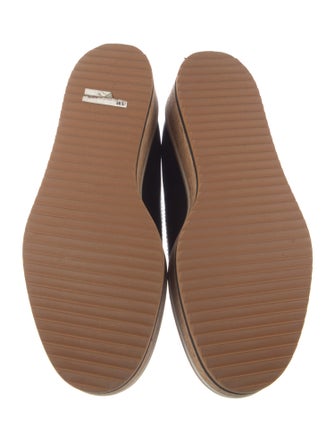 Robert Clergerie Leather Striped Loafers