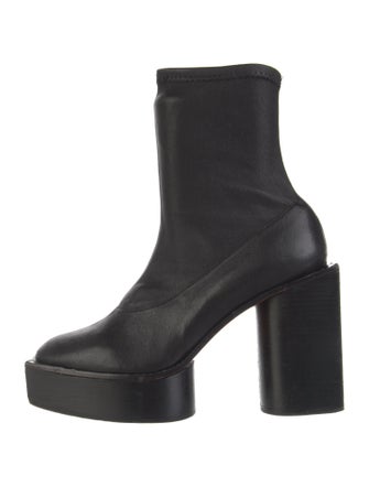 Robert Clergerie Leather Sock Boots