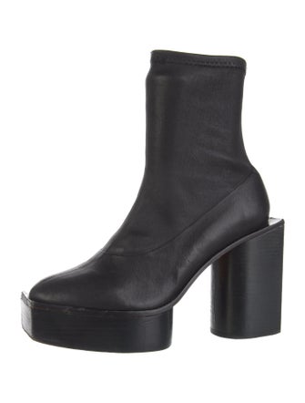Robert Clergerie Leather Sock Boots