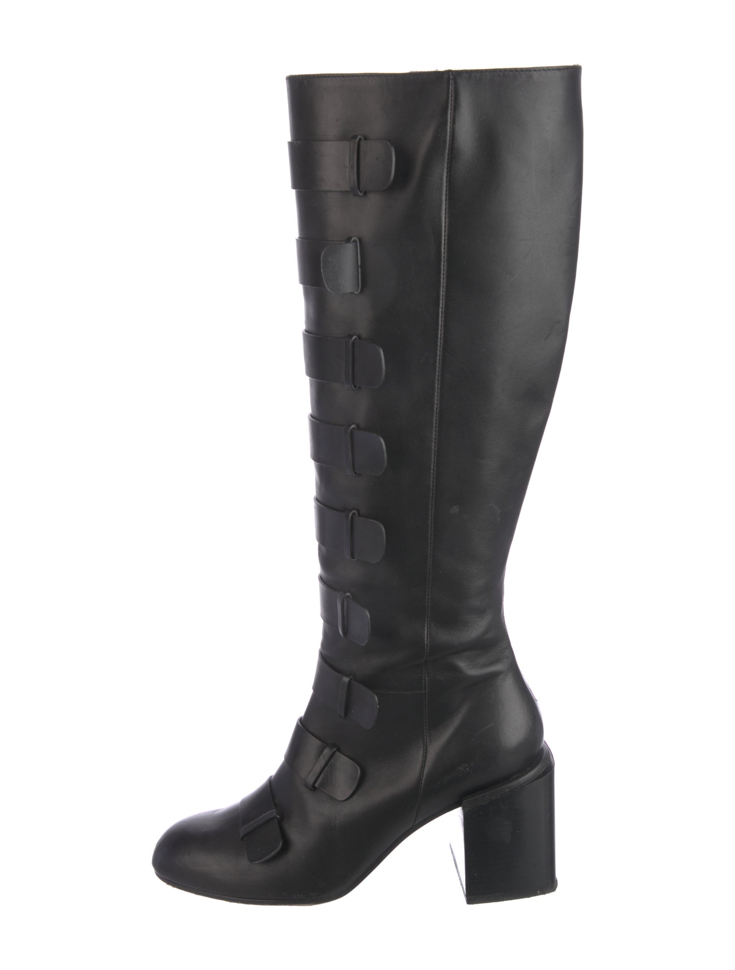 Robert Clergerie Leather Riding Boots