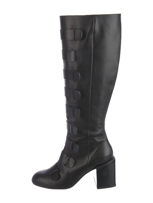 Robert Clergerie Leather Riding Boots