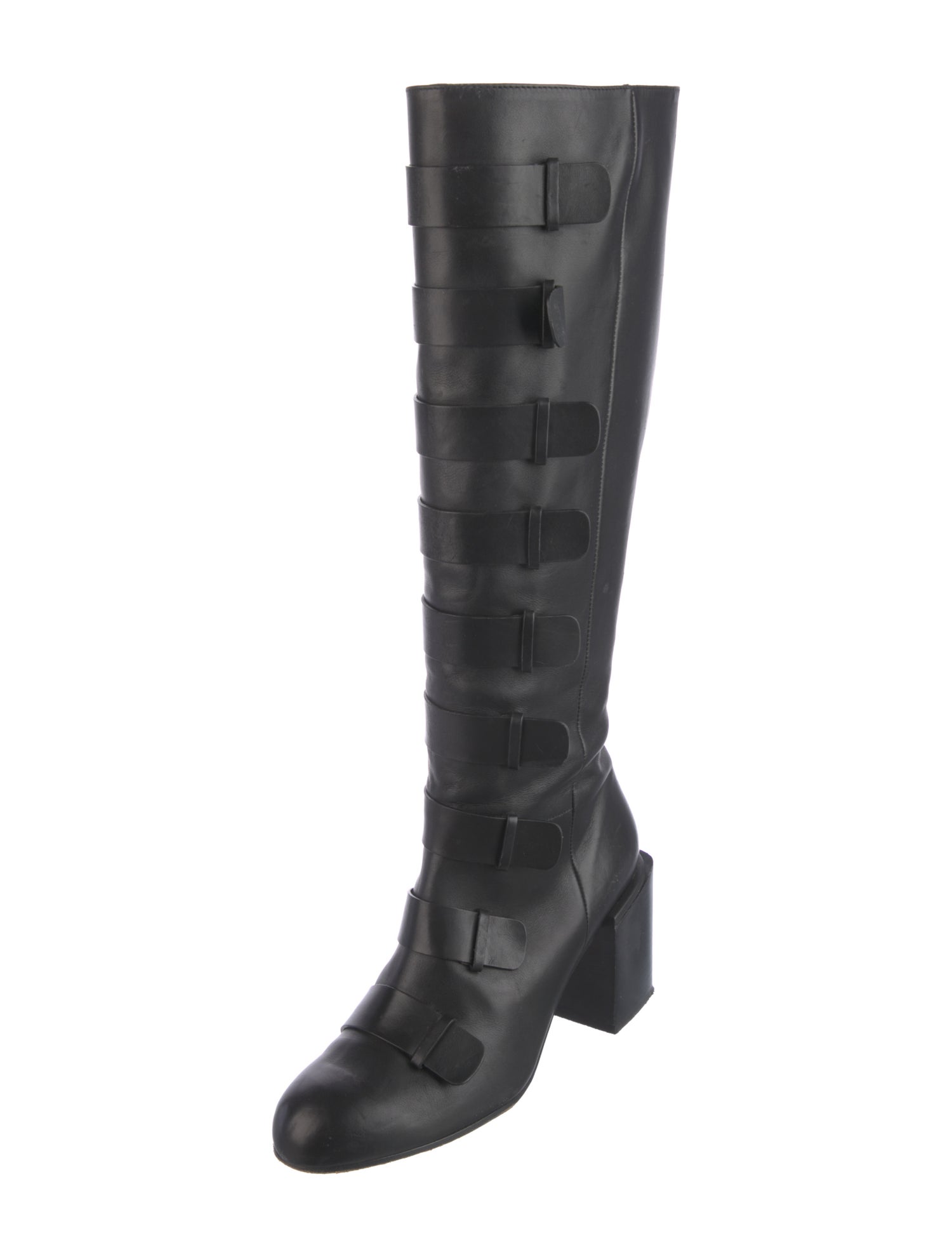 Robert Clergerie Leather Riding Boots