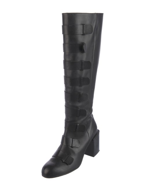 Robert Clergerie Leather Riding Boots