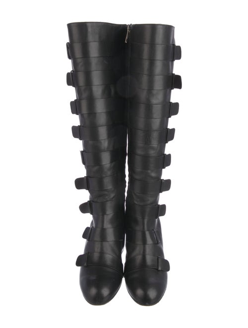 Robert Clergerie Leather Riding Boots