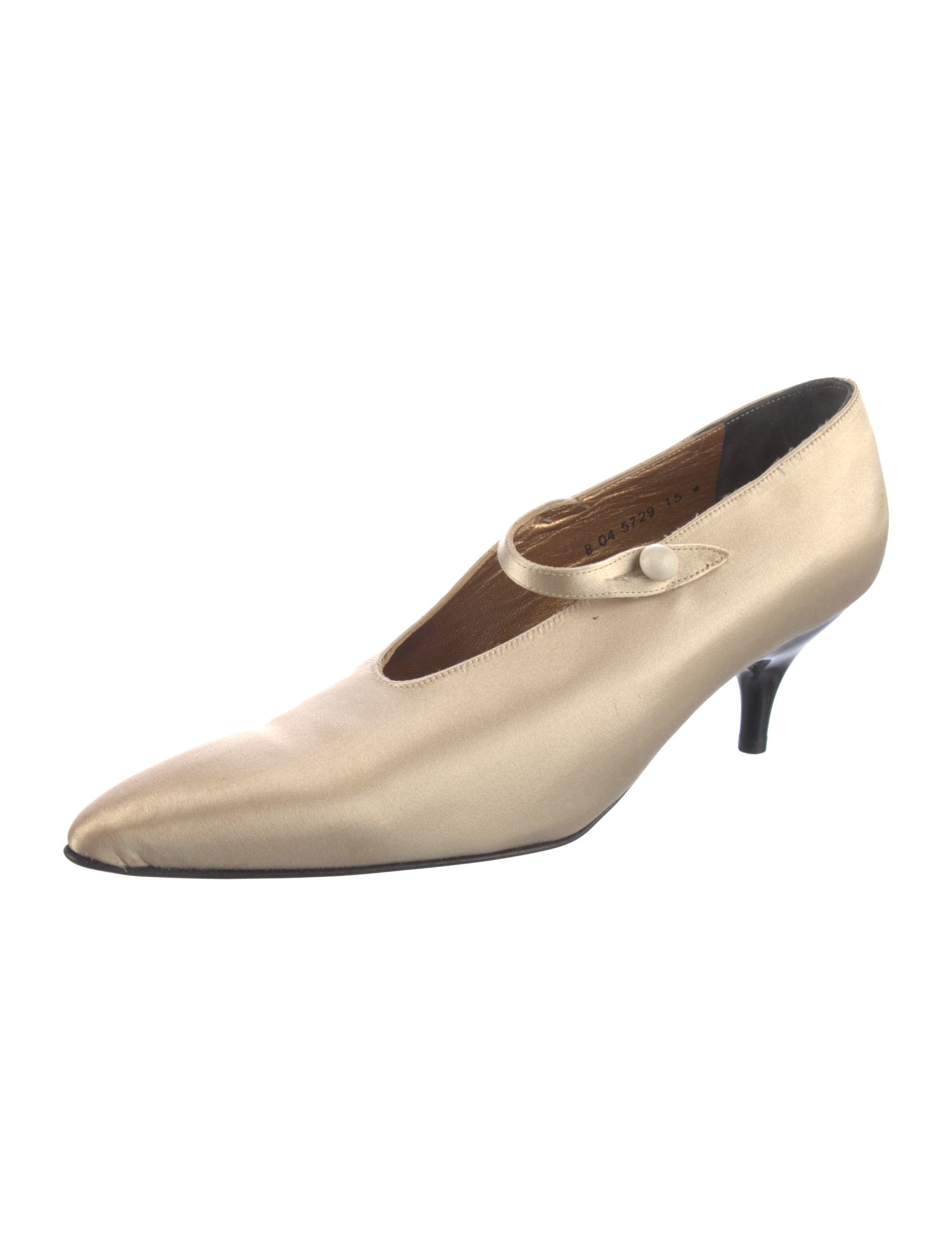 Robert Clergerie Vintage Satin Pumps