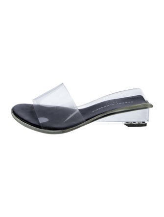 Robert Clergerie Leather Slides