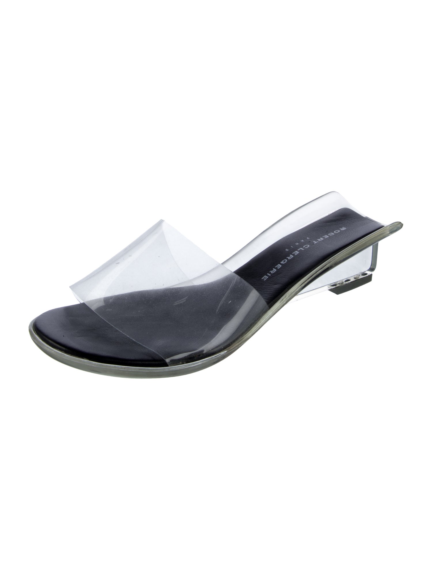 Robert Clergerie Leather Slides