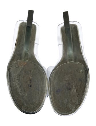 Robert Clergerie Leather Slides