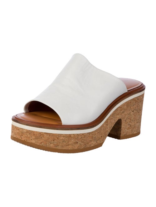 Robert Clergerie Leather Slides