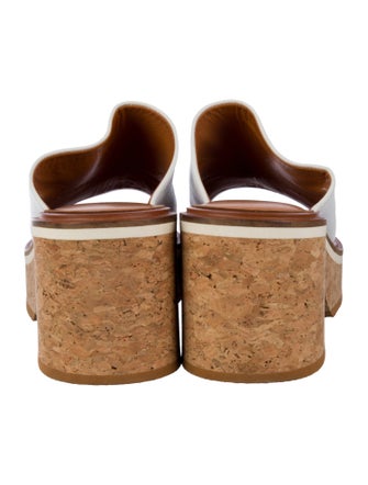 Robert Clergerie Leather Slides