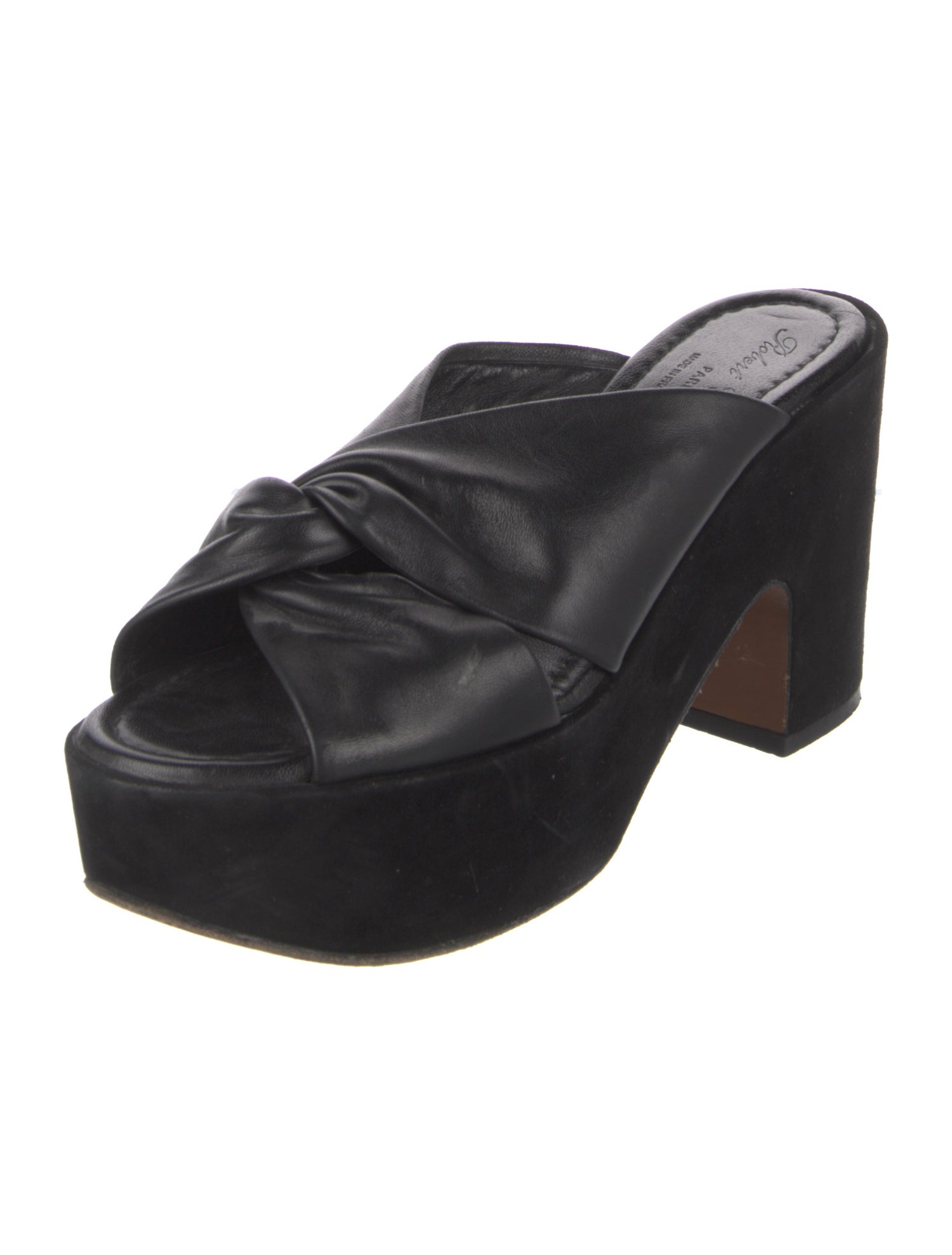 Robert Clergerie Leather Slides