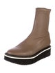 Robert Clergerie Leather Colorblock Pattern Chelsea Boots