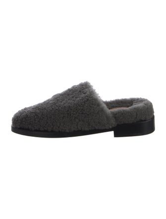 Robert Clergerie Shearling Mules