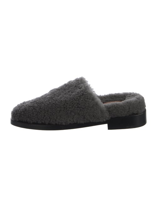 Robert Clergerie Shearling Mules