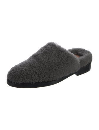 Robert Clergerie Shearling Mules
