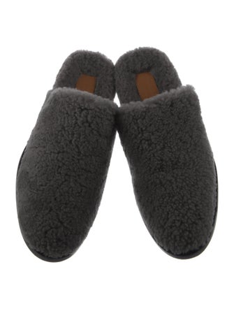 Robert Clergerie Shearling Mules