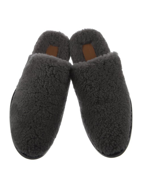 Robert Clergerie Shearling Mules