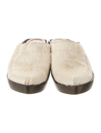 Robert Clergerie Ponyhair Mules
