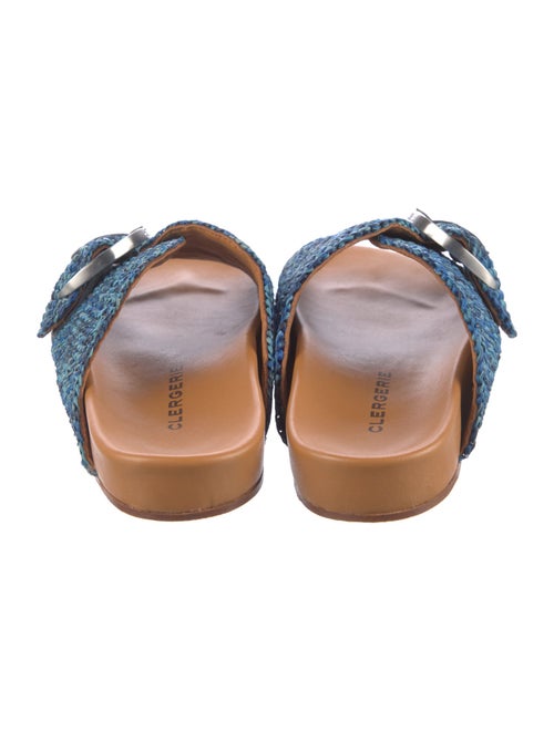 Robert Clergerie Raffia Slides
