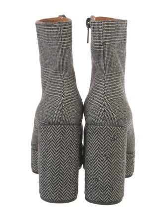 Robert Clergerie Printed Moto Boots