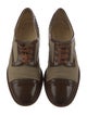 Robert Clergerie Leather Printed Oxfords